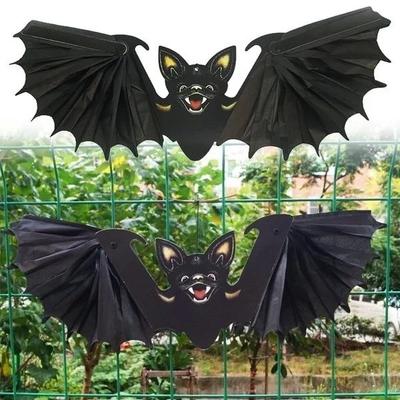 1ks Halloween Bat hračky rekvizity skládací hororové párty potřeby dekorace párty dekorace