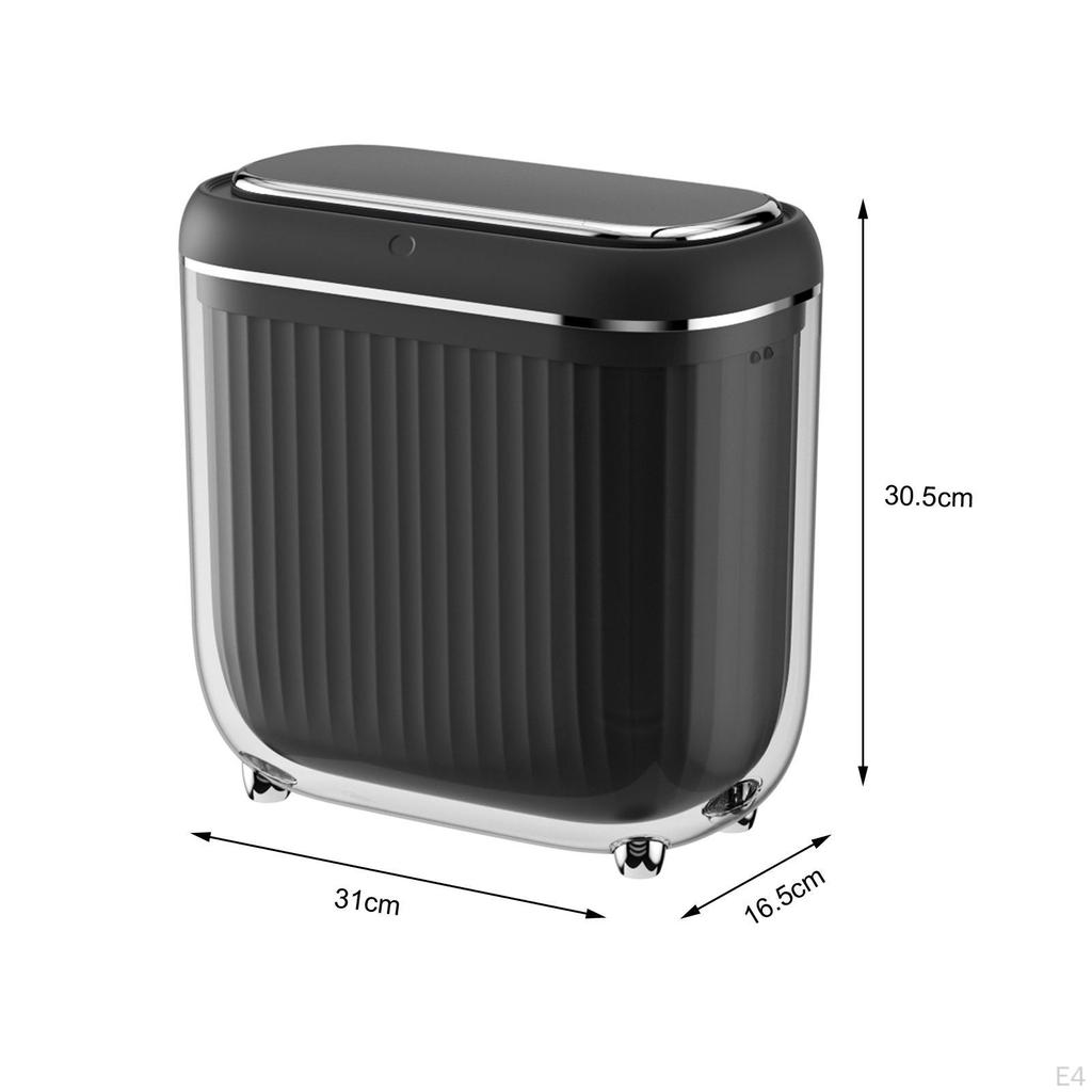 Bathroom Trash Can Intelligent Bin Waste Basket, Kitchen Narrow for