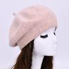 Fashion Versatile Rabbit Down Dudu Head Beret Women's Winter Outdoor Windproof Wool Cap Warm Ear Protection