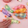 Colorful Aurora Axolotl Squeeze Toy Cute Animal Stress Relief Decompression Stretch Toy Crystal Duck Sensory Toys Holiday Gift