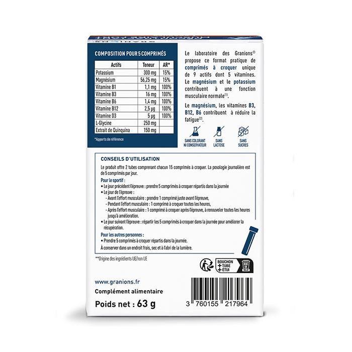 Granions Décontractant Musculaire Fort - 30 Comprimés À Croquer