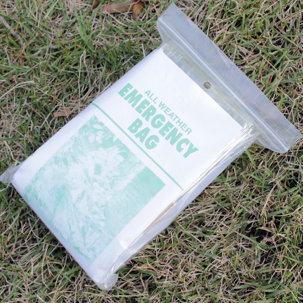 

Outdoor Emergency Thermal Blanket & Silver Sleeping Bag Combo 100x200 cm