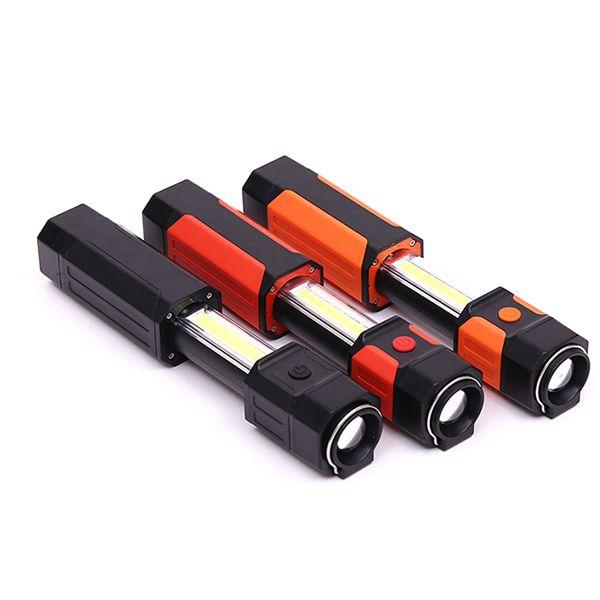 CREE XPE & COB LED Working Pen Torch Lamp Blue