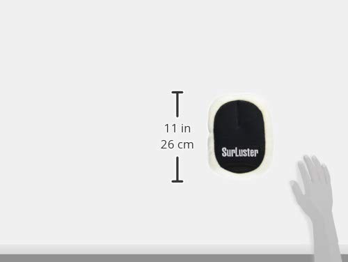 SurLuster Washing Gloves Car Wash Shearling Gloves Car Wash Sponge Scratch Prevention Soft Fluffy Natural Wool Gloves Coated Car S-106