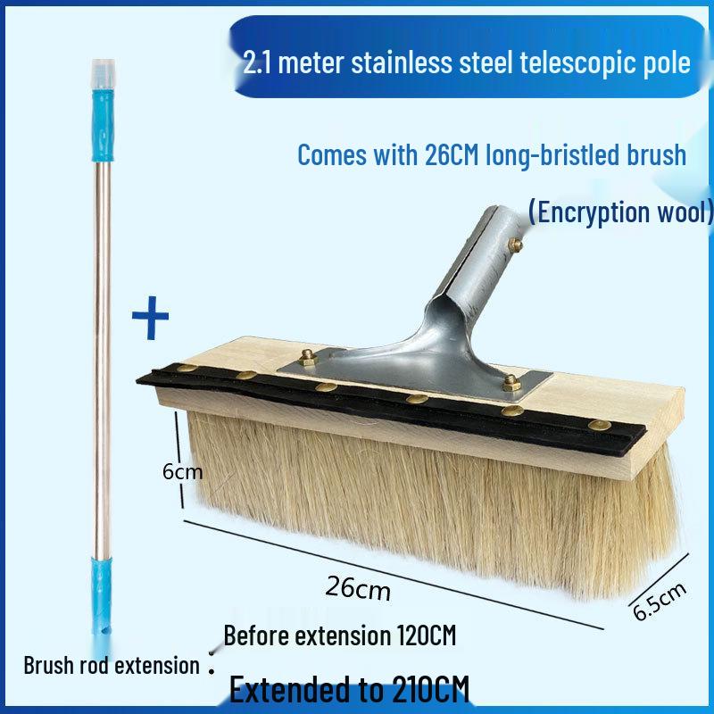 Truck & Bus Cleaning Boar Bristle Brush and Snow Mop