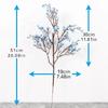Artificial Flowers Cherry Blossoms Baby's Breath Gypsophila Fake Flowers DIY Wedding Home Vase Decoration Faux Flowers Branch