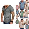 Fashion Men's Casual Tops V-neck T-shirt With Slim Fit And Premium Cotton Blend