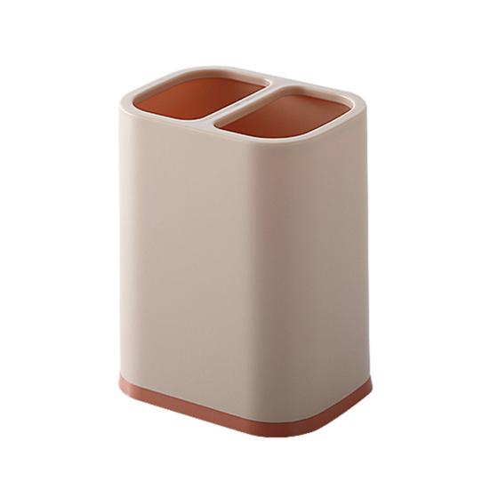 Корзина для палочек для еды, многофункциональная 2 сетки, высококачественный бытовой держатель для слива из АБС-пластика для кухни розовый