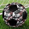 Soccer Ball Colorful Machine Stitched PVC Size 5 Team Training Competition Ready Durable High-Bounce Cool Sports Gift
