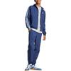 adidas Originals Logo Loose Fit Stand Collar Zip Long Sleeve Jacket Men Jacket Navy-Blue JP1253