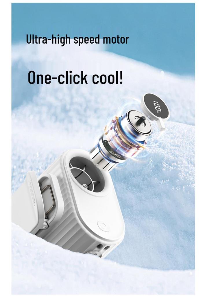 Hochgeschwindigkeits-Tragbarer Clip-On-Hüftventilator für den Außen- und Baustellenbereich