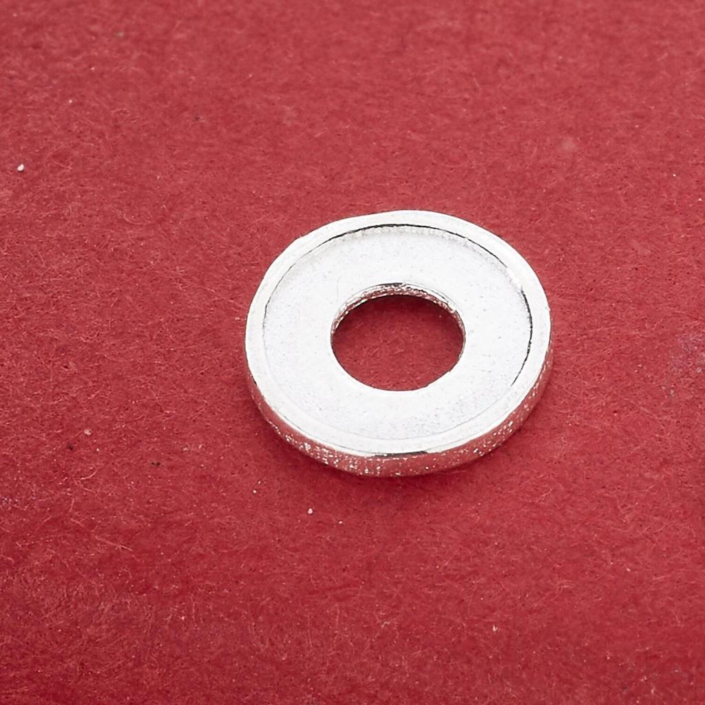 Sterling Silver S925 Wheel Disc Spacer Beads for DIY Bracelets and Necklaces