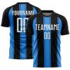 Multi Color Line Graphic Football T-shirt Men Custom Team Name Sublimation Summer Sports Short Sleeve Tees
