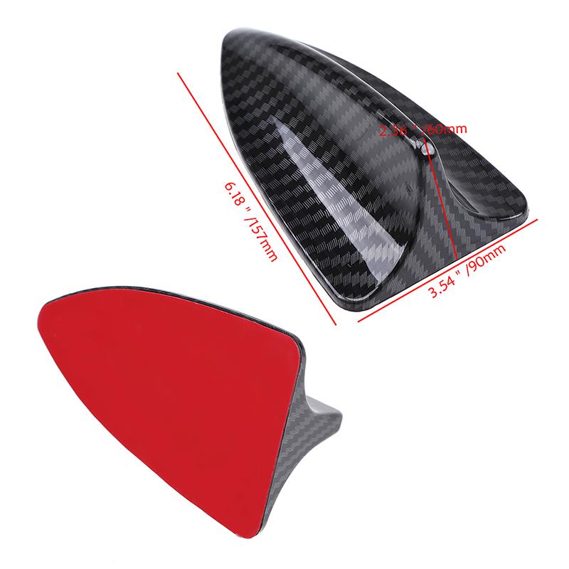 Universal Car Shark Antenna Carbon Fiber Look Auto Roof Decoration No Reception Function for BMW/VW/Ford/Mazda/Hyundai/Opel/Kia/Peugeot