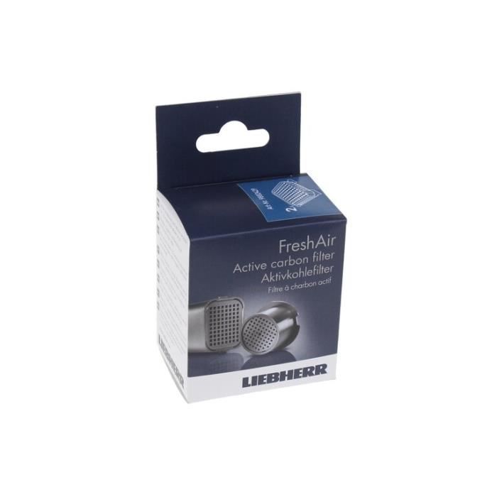 Filtru de aer proaspăt - Liebherr - 9882429 - 2 bucăți - Negru - Frigidere și congelatoare