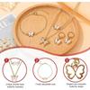 Butterfly gold plated jewelry set for women necklaces with matching earrings bracelet elegant jewelry for wedding party Valentines Day gift