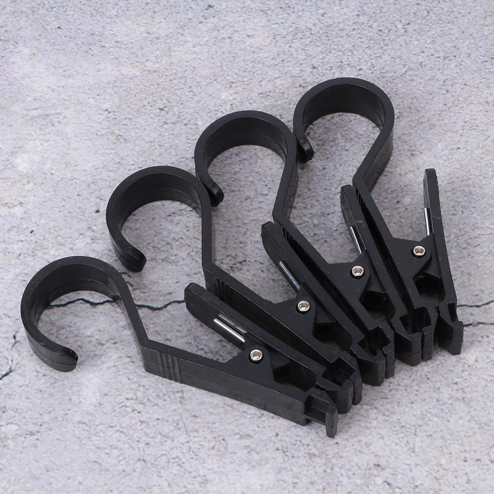4pcs Tent Tarp Hook Clips Multipurpose Portable Hanging Tarp Hook Clip for Outdoor Activity