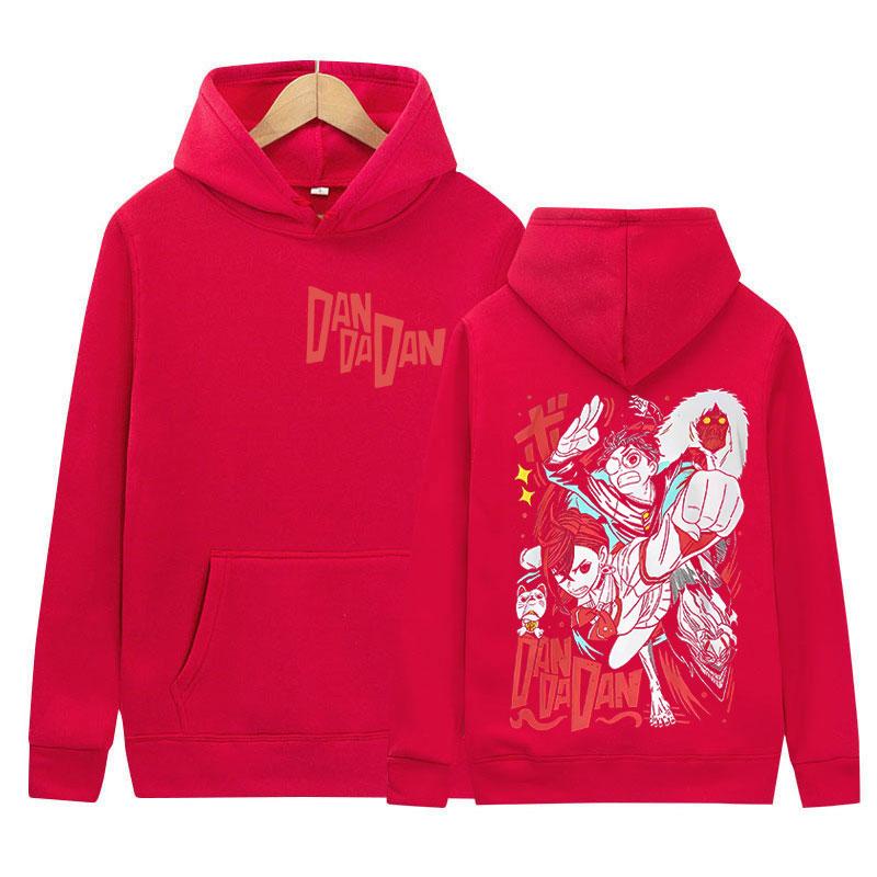 Japanese Anime Dandadan Okarun Dan Da Dan Merch Hoody Men Women Clothing Harajuku Style Sweatshirt Y2K Hip Hop Oversized Hoodies