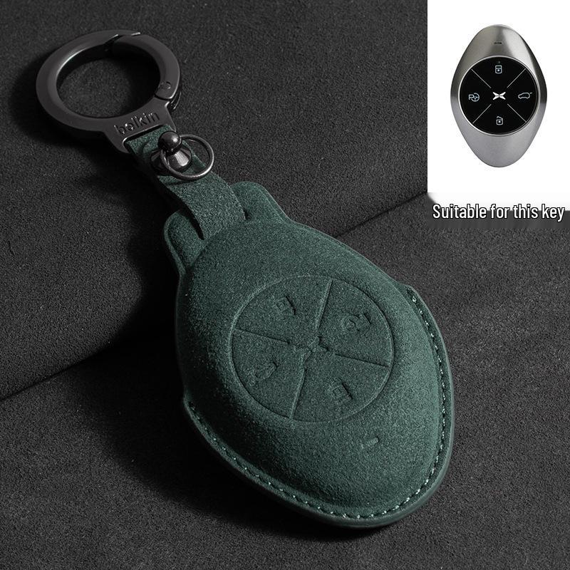 Xiaopeng P7 Key Case: Suede Protective Shell for P5, G3i, G9, P7i, G6 Models