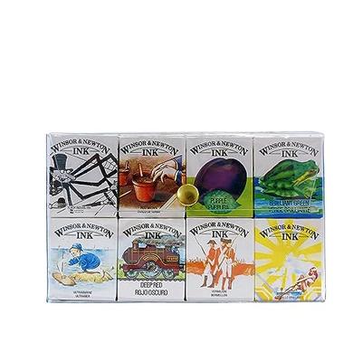 Winsor & Newton Drawing Ink, 14ml, 8-Color Set