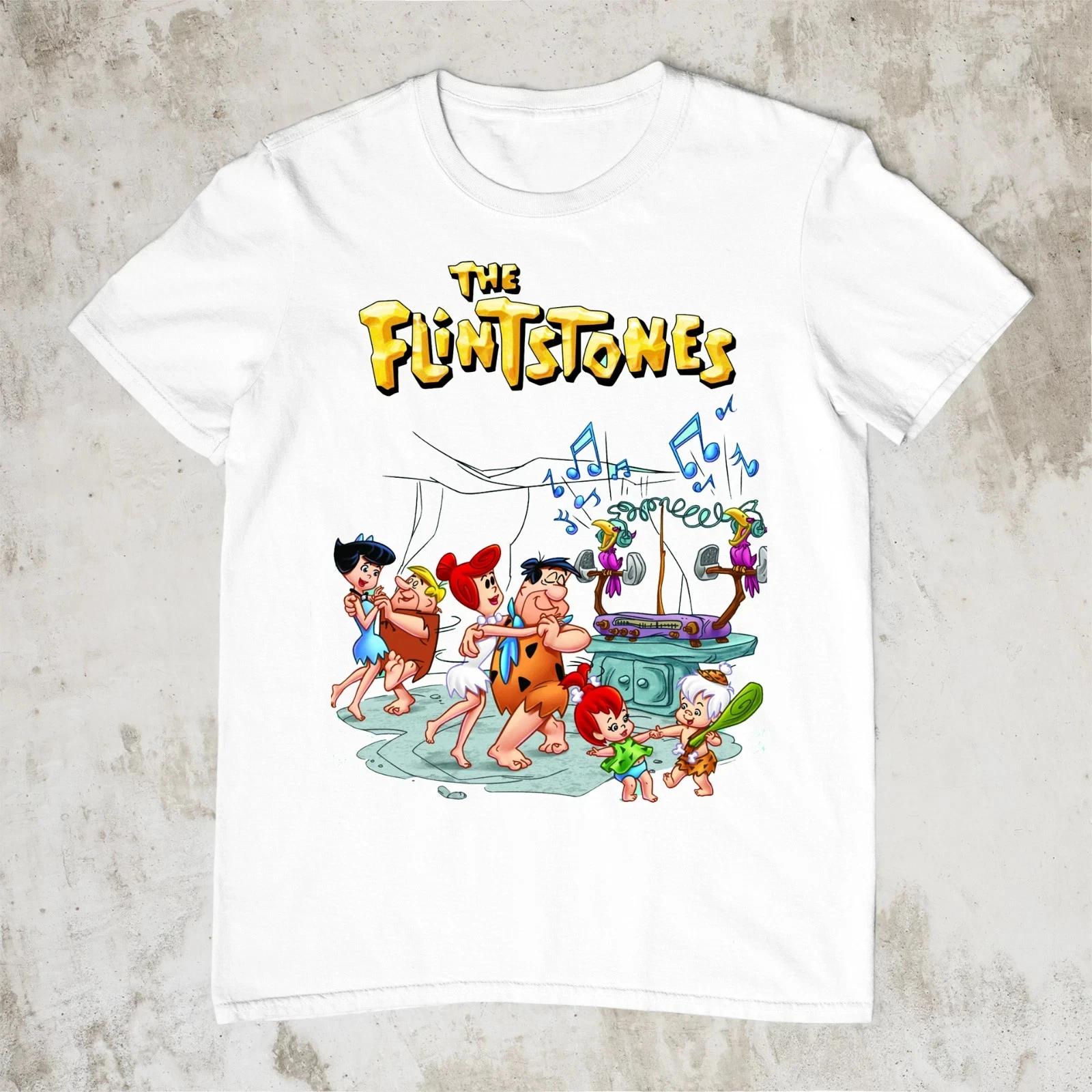 The Flintstones Cartoon T-shirt Size S-4XL XL