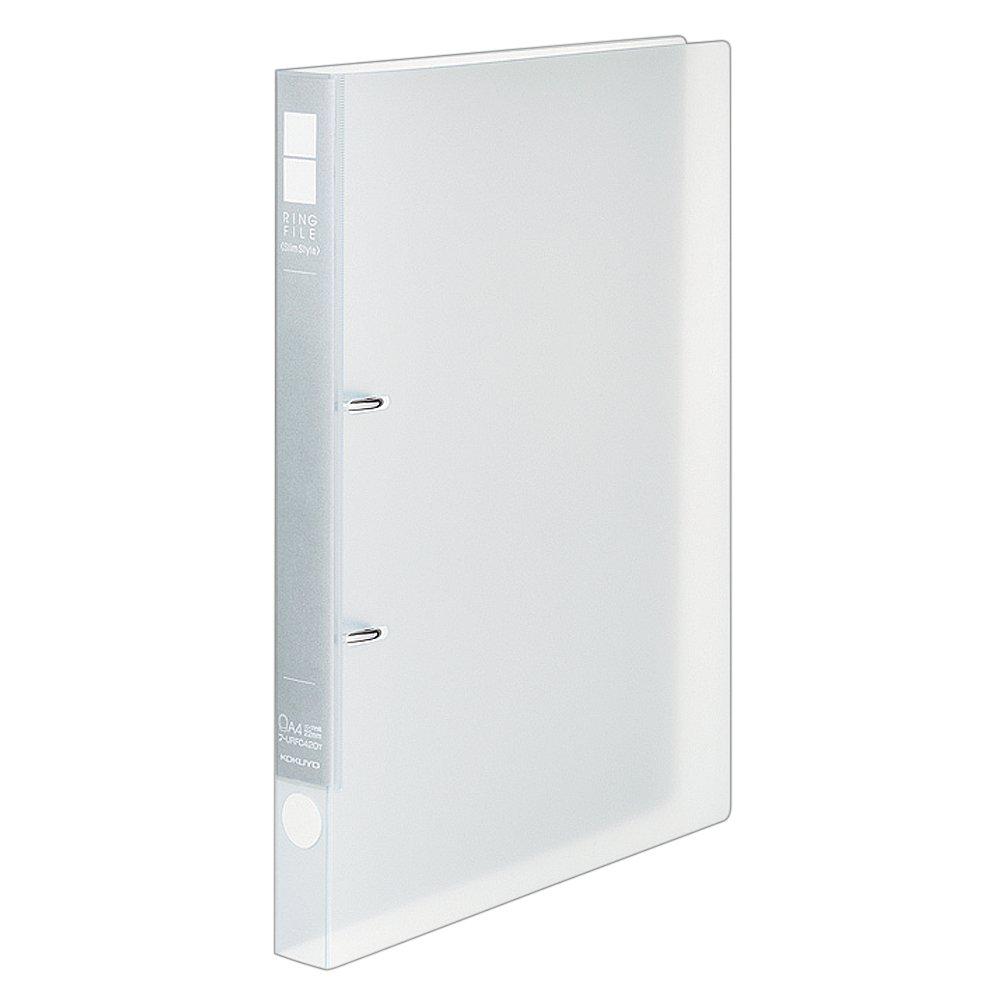 

KOKUYO File Ring File Slim A4 capacity Transparent 2-hole 180-sheet F-URFC420T