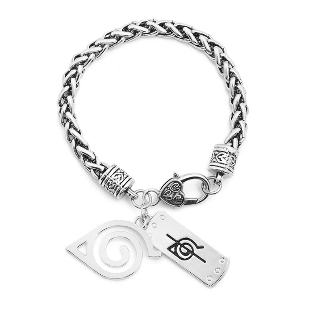 

НАРУТО Декоративний браслет Лого Селища Ніндзя Конохи Коноха Пов язана пов язка на голову GEiNNOVA (Ланцюжок Шопена)