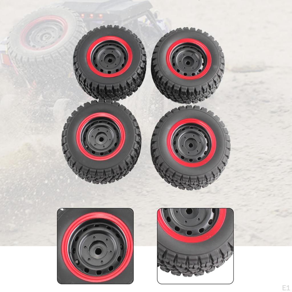 4 Pieces 3.23'' RC Car Wheel Tires Replacement Supply Modification Accessory Spare Parts for