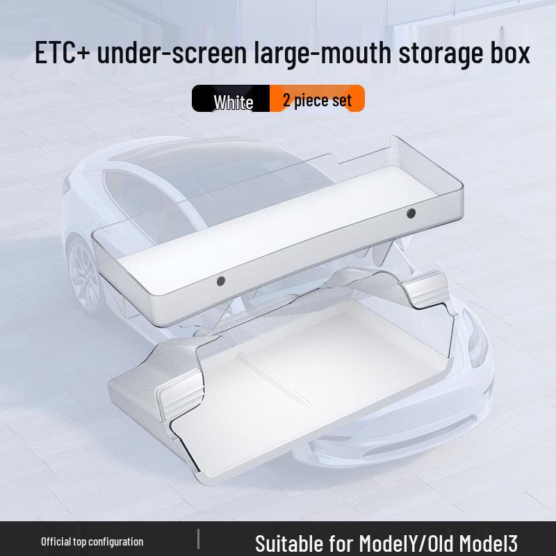 Tesla Center Console Under Storage & Tissue Box Bracket for Model 3/Y