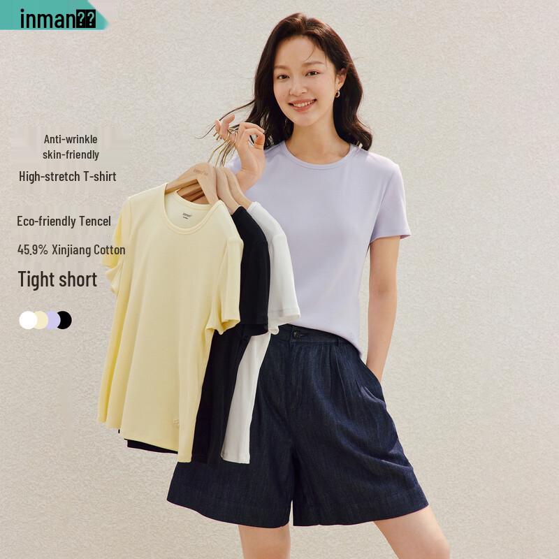 Женская футболка с коротким рукавом INMAN S светло-фиолетовый