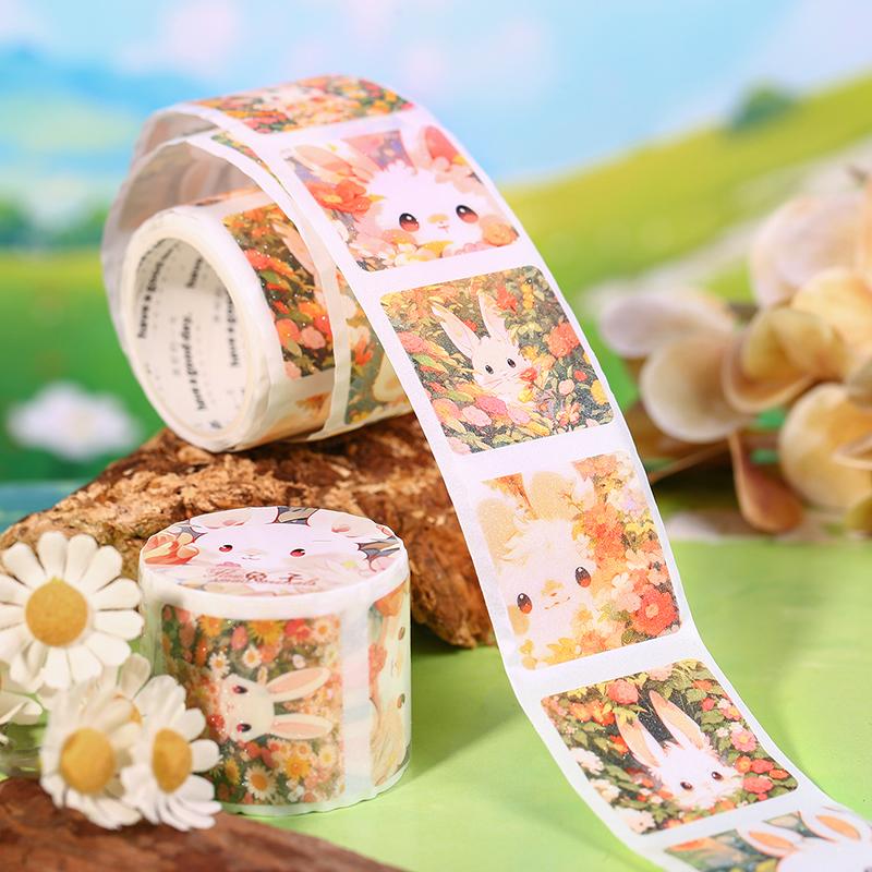 Journal GO 3.5x200cm Cute Small Animals Journal Decoration Washi Tape Kawaii Collage Material DIY Scrapbooking Masking Tape