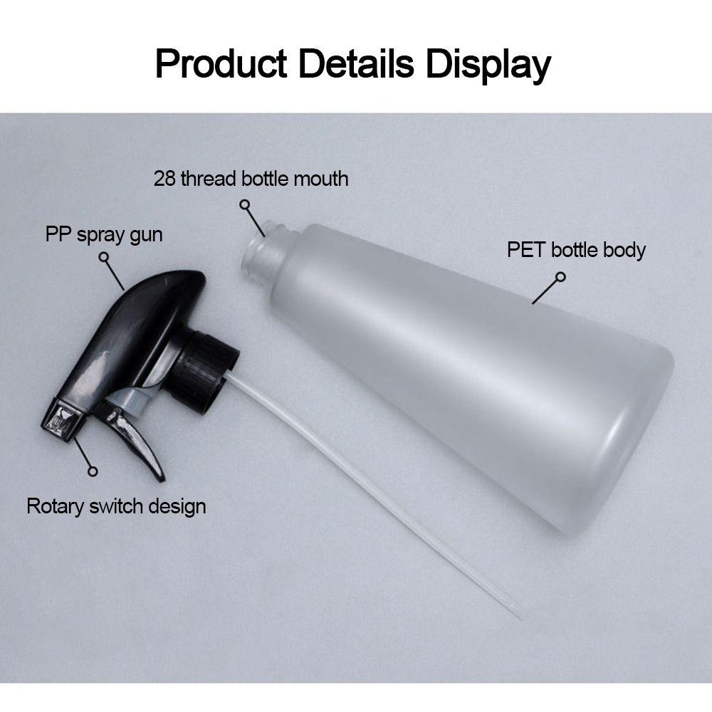 2 Pack Clear Spray Bottle 500ML Hair Spray Bottle Portable Water Spray Bottle  for Cleaning
