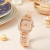 Luxury Square Dial Quartz Women's Watch - Trendy No-Marking Ladies Wristwatch