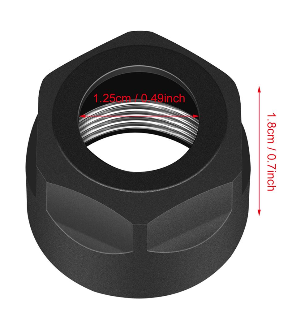 5pcs set ER16A Nuts Collet Clamping Nut for ER CNC Milling Chuck Holder Lathe