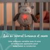 TOMMEE TIPPEE, Peluche veilleuse de luxe avec CrySensor, 6 sons apaisants, USB, lavable en machine, Ollie la Chouette