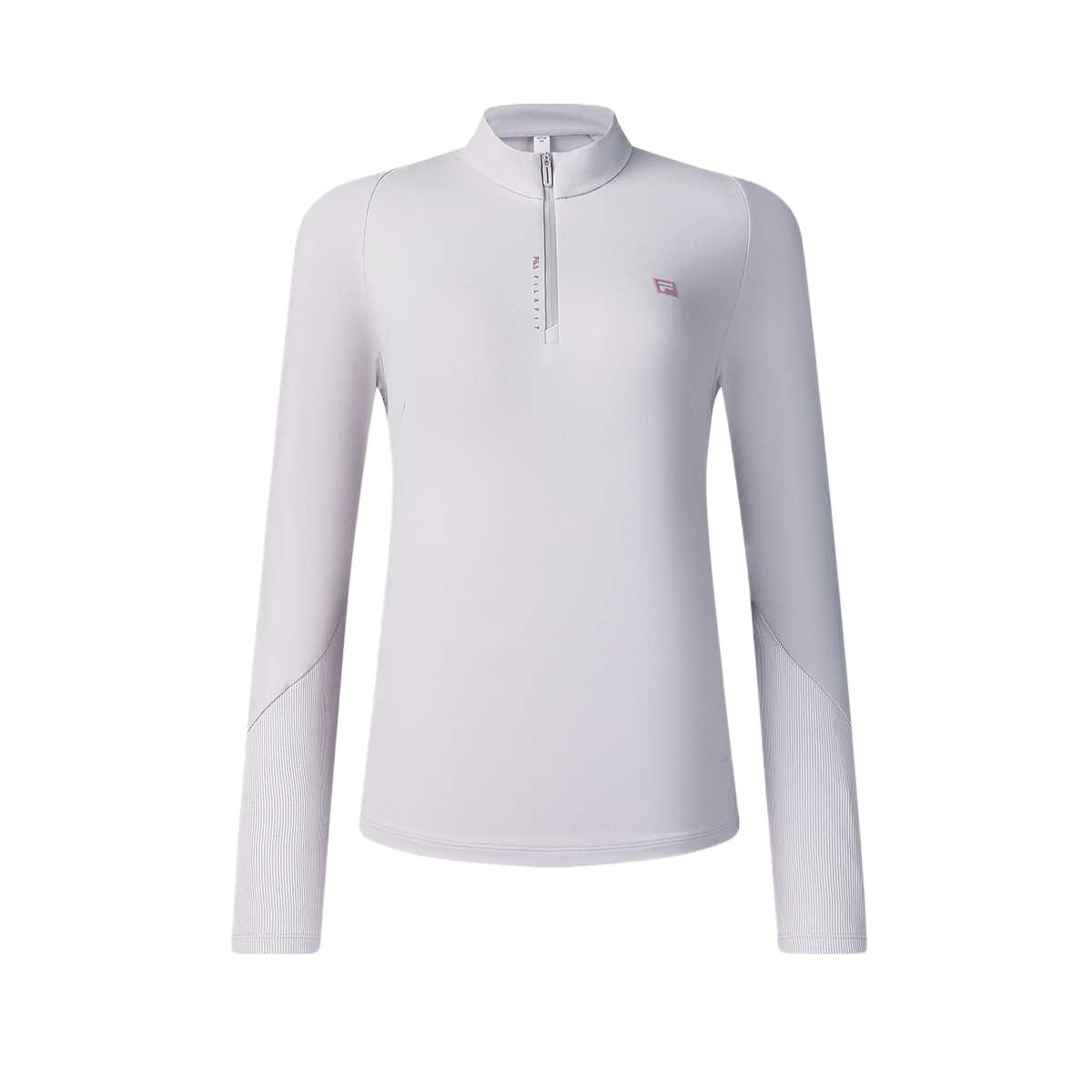 FILA Fitness Comfortable Breathable Moisture-Wicking Gym Wear Women tops Light-Purple A11W511210FPU M