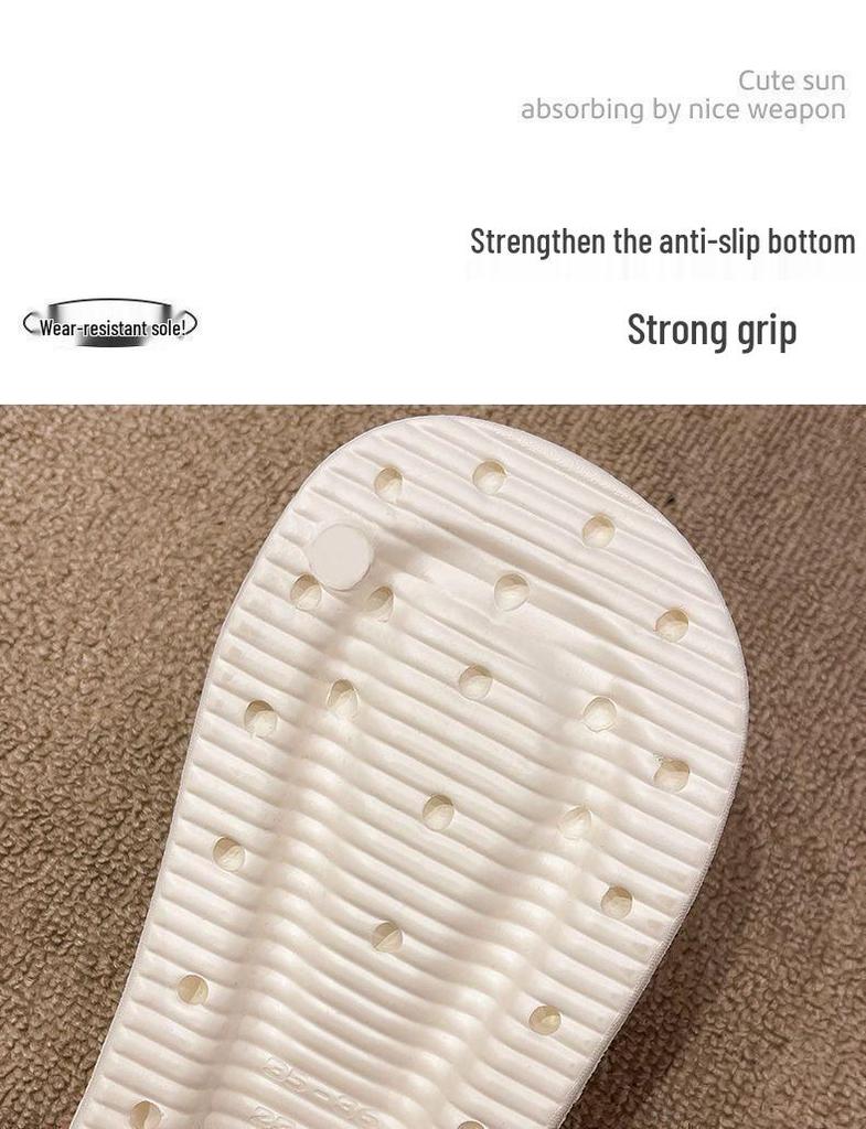 Neue Damen Sommer 2025 Pantoletten mit dicker Sohle - Lässig mit einem Riemen und 'Step on Bliss' Gefühl für Outdoor-Strandbekleidung