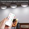 Color RGB Under Cabinet Lights Remote Control Dimmable Wardrobe Night Lamp Wireless Battery LED Light for Kitchen Bedroom Closet