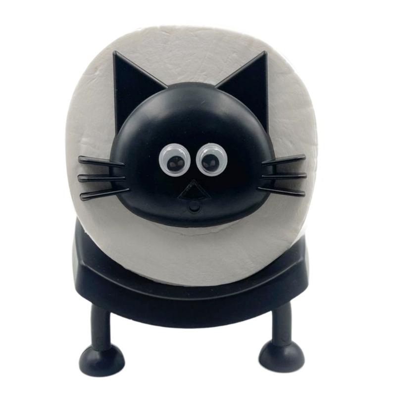 Игривая Корова/Кошки Держатель для салфетниц Экономия места и Декоративный Органайзер для туалетной бумаги Легкая сборка Настенный держатель для бумажных полотенец
