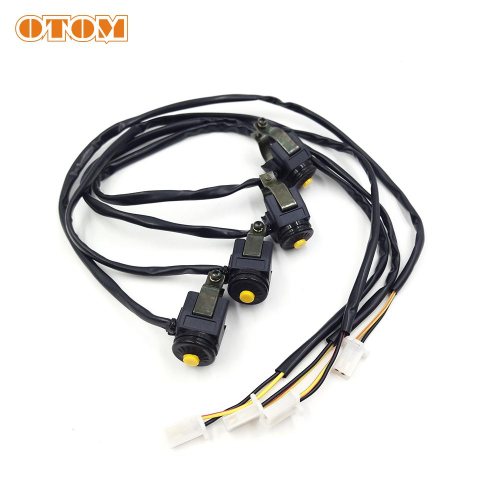 OTOM Motocross Engine Ignition Kill Switch Button Horn Start For KTM SXF HUSQVARNA FC TE 250 300 350 EXC EXCF SX 22mm Handlebar