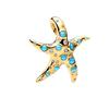 Sparking Gold Plated Charm Beads Dangle Original Snake Fit Copper Bracelet Necklace Beads For Diy Jewelry Women Gift