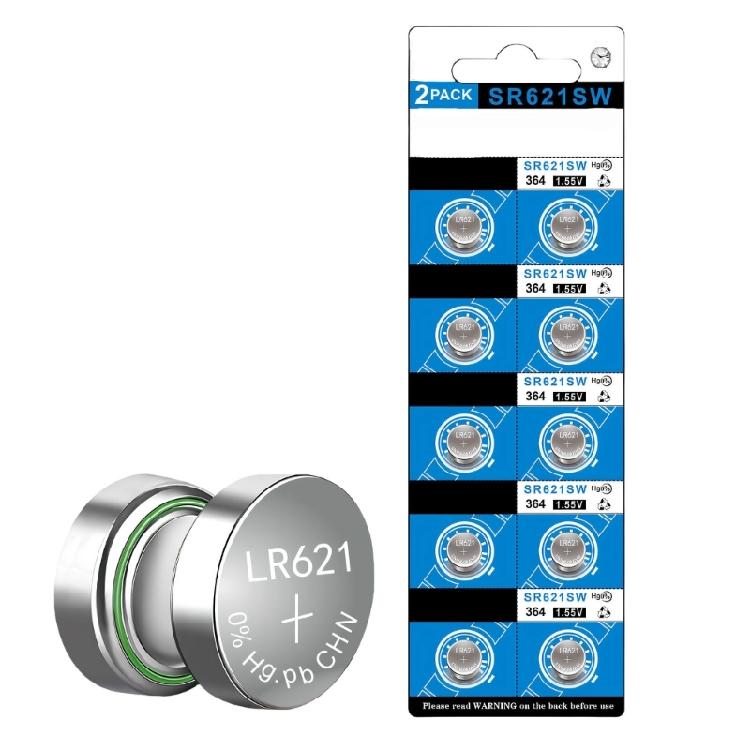 10/20Units AG1 LR621 Silver Compound Batteries Reliability Energy Supply 1.55V For Watches And Remotes Home Electronics