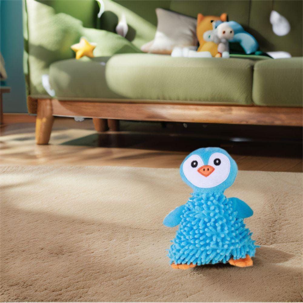 Soft Dog Teeth Grinding Toy Interactive Noise Making Toy Creative Pet Plush Toy Anxiety Relief