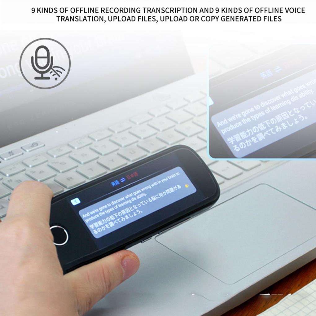 ABS Translation Pen Digital Battery Powered Screen Solid Color English Learning Translator Scanner Reader