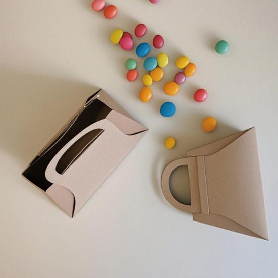 12 ks Dárkové krabičky ve tvaru kabelky s mašlemi na sladkosti, dezerty, luxusní sušenky, svatební výslužky, krabička na dárky, narozeninová oslava, družičky