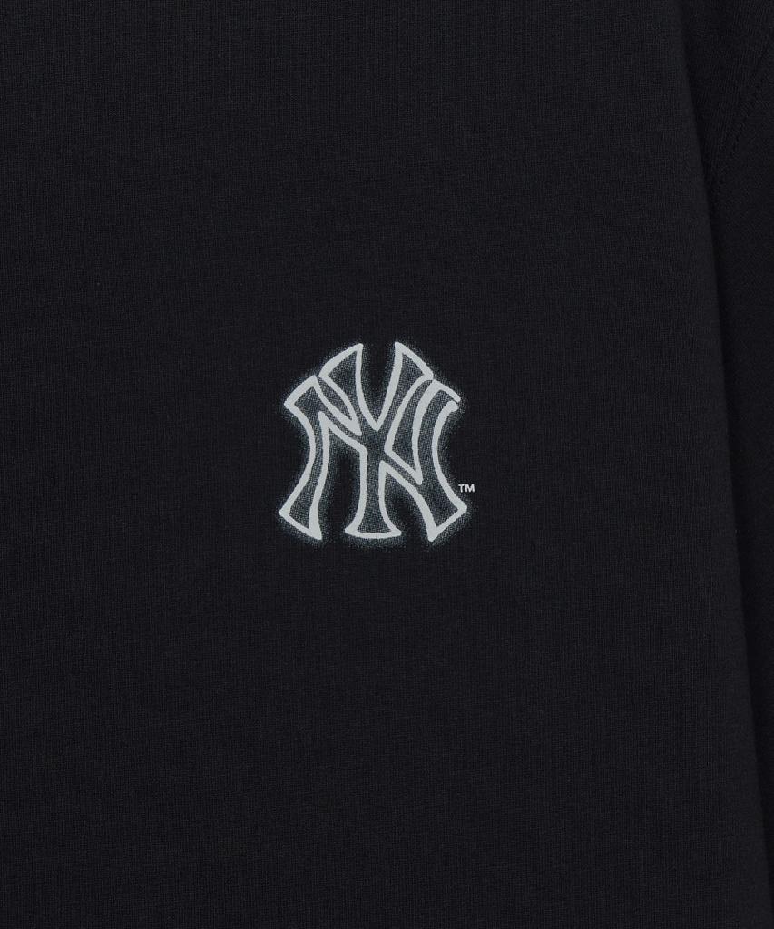 Emelbi Basic Back Street Logo Oversized Short Sleeve T-Shirt Ny (Black)