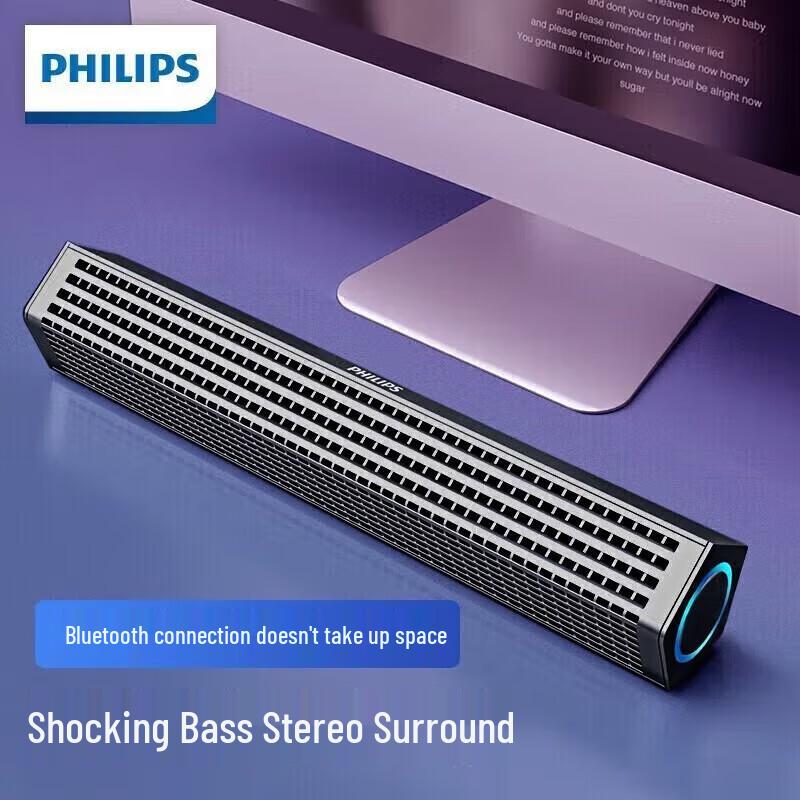 Philips SPA510X Mini Bluetooth Desktop Speaker