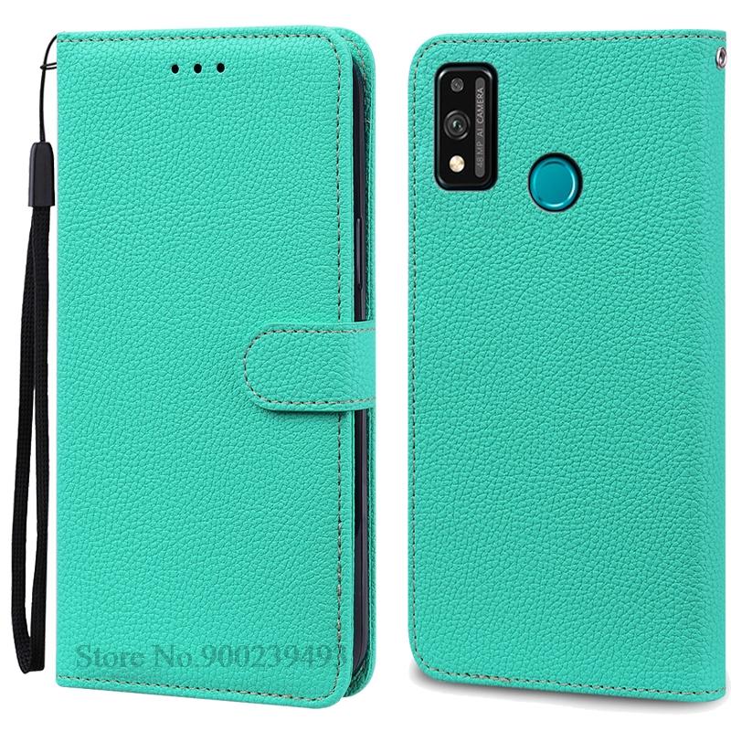 For Honor 9X Lite Etui Lær Flip Lommeboketui For Honor 9X Lite JSN-L21 JSN-L22 JSN-L23 Deksel Honor 9 X Lite Telefonetui Fundas
