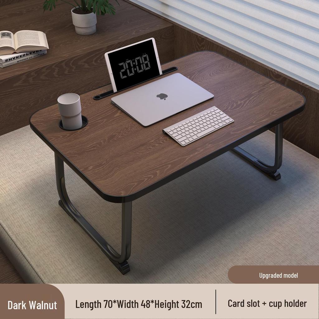 Foldable Bedside Laptop Table: Portable Study Desk and Bay Window Stand