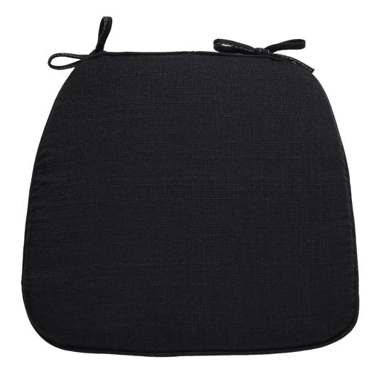 Cuscino in spugna memory foam con doppio design antiscivolo, spesso, staccabile, lavabile, a forma di zoccolo di cavallo, per sedia da ufficio, colore unito, per sala da pranzo